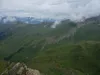 Blick vom Gipfel Makernispitze Richtung NW hinten Mitte der Großglockner