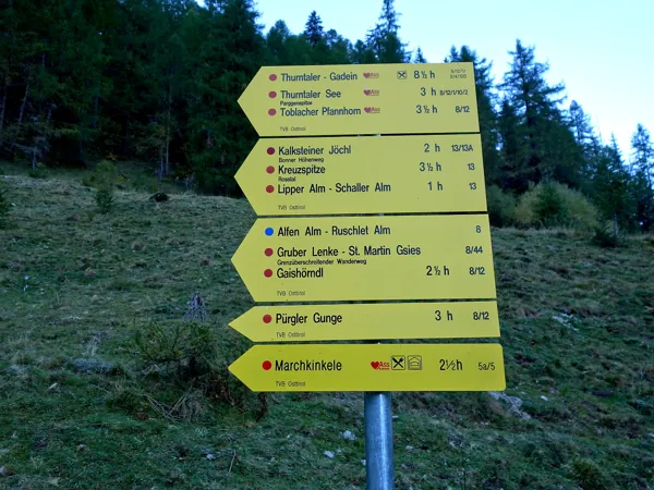 Start in Kalkstein