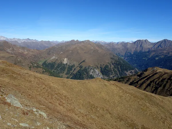 Gipfel Marchkinkele Blick Richtung Norden