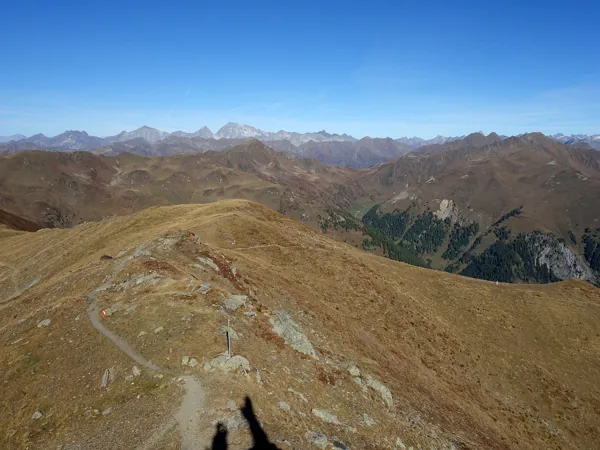 Gipfel Marchkinkele Blick Richtung NNW