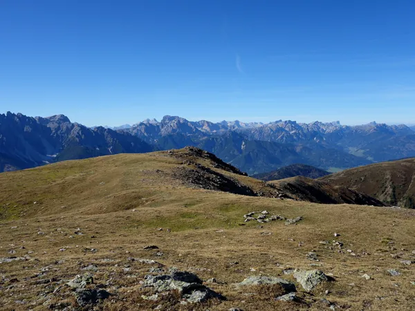 Gipfel Strickberg Blick Richtung SW