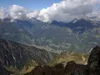 Blick vom, Gipfel Polinik Richtung Norden unten Mölltal