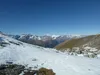 vom Göritzertörl bis zum Gipfel Mohar hinten Mitte der Großglockner