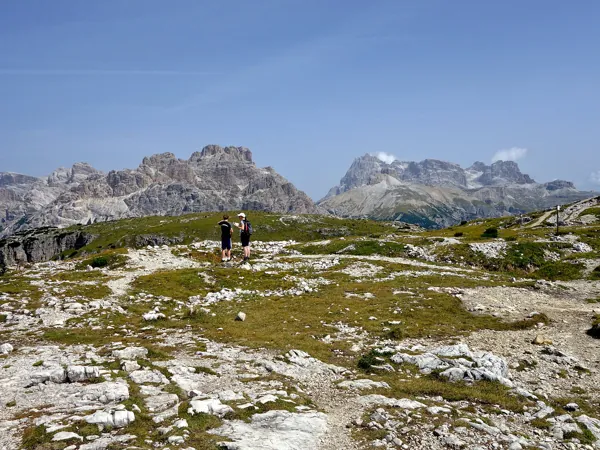 Suedgipfel Monte Piana Blick Richtung NO