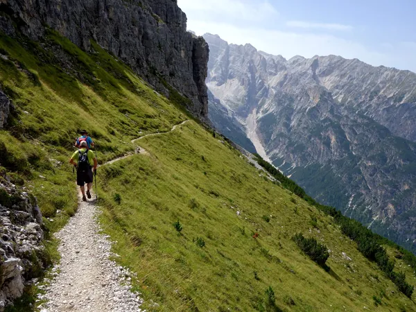 Abstieg ueber Touristensteig