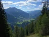 von Hinteregg Aufstieg zur Nürnitzalm Blick Richtung Matrei