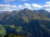 von Nürnitzalm Aufstieg zum Ochsenbug Blick zum Nussingkogel