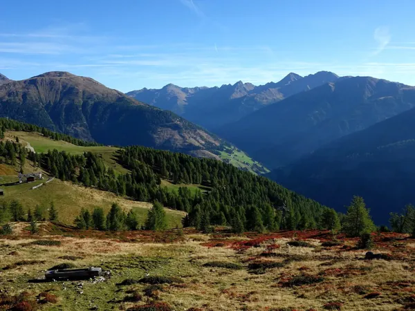 Aufstieg zur Parggenspitze Blick Richtung Winkeltal