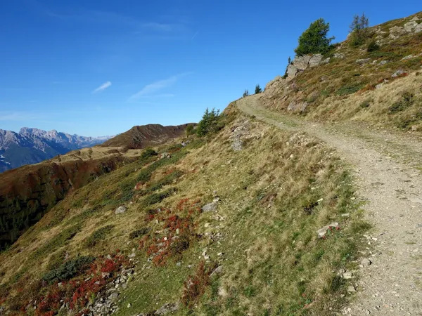 Aufstieg zur Parggenspitze links hinten