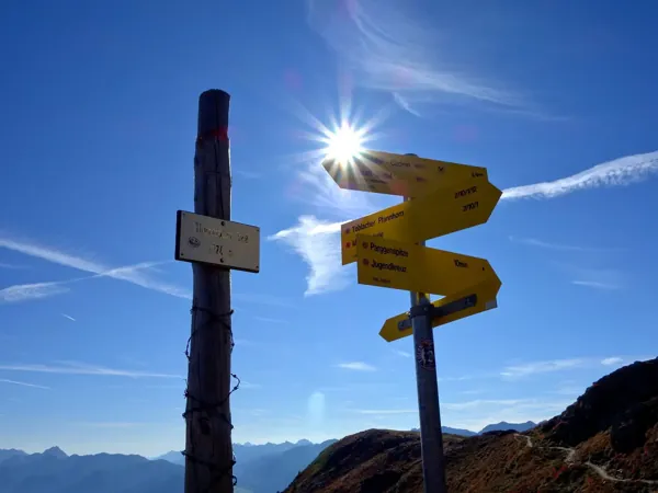 Aufstieg zur Parggenspitze beim Thurntaler See