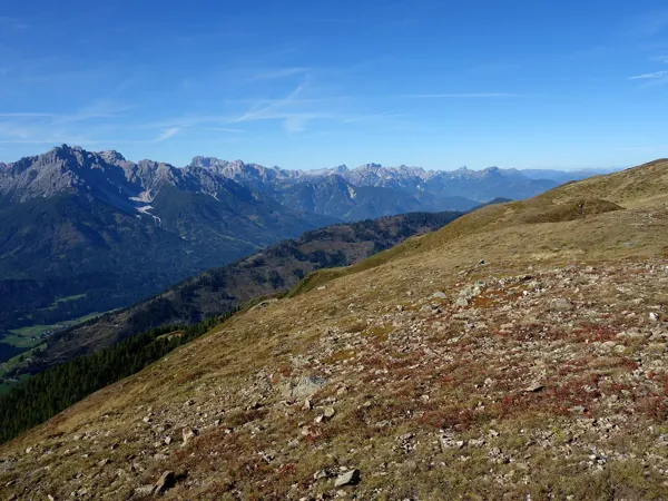 Gipfel Parggenspitze Blick Richung Westen