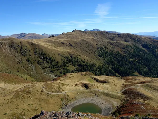 Gipfel Parggenspitze Blick Richung Osten Mitte der Thurnaler Gipfel