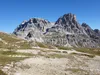 bei der Drei Zinnen Hütte Blick Richtung Schusterplatte links