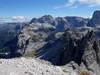 Blick vom Gipfel Paternkofel Richtung Osten hinten die Sextner Rotwand