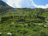 Abstieg zur Obstanser Seehütte beim Kriegerfriedhof