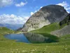 Abstieg zur Obstanser Seehütte rechts der Roßkopf
