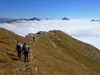 Abstieg vom Gipfel Porze Richtung Tilliacher Joch