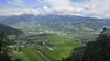 Abstieg über Garnisonssteig Blick auf Lienz