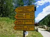 Wegweiser bei Oberstalleralm