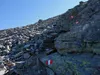 von Wangesscharte Aufstieg Richtung Gipfel Rote Spitze