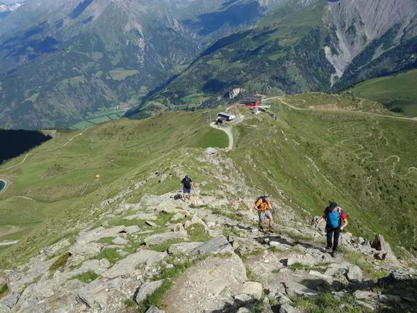 Aufstieg zum Rotenkogel Blick zurück