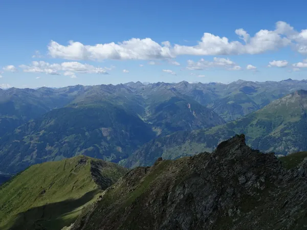 Gipfel Rotenkogel Blick Richtung SW