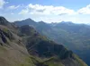 Blick vom Gipfel Rotes Kinkele Richtung Osten links die Hochgrabe
