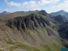 Blick vom Gipfel Rotes Kinkele Richtung Norden vorne Mitte Kaschaswand rechts die Hochgrabe