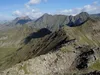 Blick vom Gipfel Rotes Kinkele Richtung SSW hinten Mitte Weiße Spitze links Rote Spitze