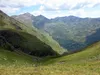bei Öwelenke Blick in das Einattal links die Hochgrabe