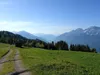 vom Start Richtung Rottmann Alm Blick zurück hinten das Kärntner Tor