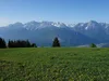 vom Start Richtung Rottmann Alm Blick Richtung Lienzer Dolomiten