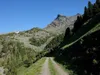 von der Rottmann Alm Richtung Thurner Alm hinten die Schleinitz