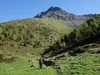 von Thurner Alm Richtung Alkuser Scharte hinten die Schleinitz