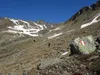 von Thurner Alm Richtung Alkuser Scharte Bildmitte das Rotgabele