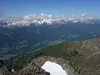 Blick vom Gipfel Rotgabele Richtung Westen hinten die Villgratner Berge