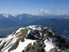 Blick vom Gipfel Rotgabele Richtung SW
