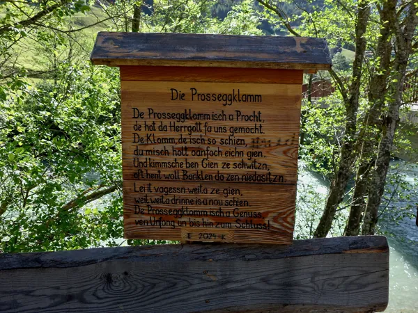 durch die Prosseggklamm