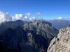 Blick vom Gipfel Schöttnerspitze Richtung Westen Bildmitte der Spitzkofel