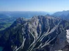 Blick vom Gipfel Seekofel Richtung NO links der Herrenstein