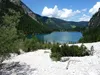 Rückmarsch kurz vor dem Pragser Wildsee