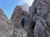 über den Klettersteig zum Gipfel Seekofel