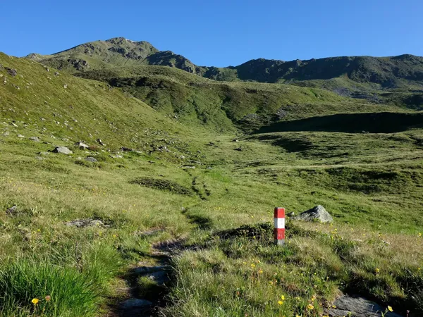 Aufstieg von der Speikbodenhütte zum Speikoden