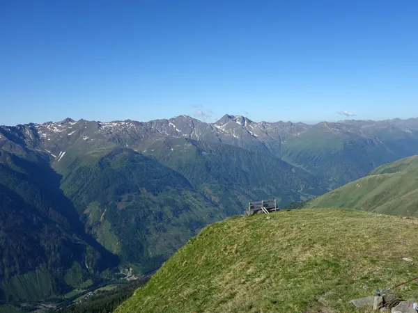 Gipfel Speikobden Blick Richtung SW