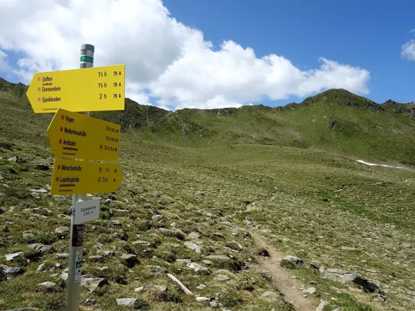 von der Zupalseehütte zum Speikboden
