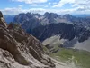 Klettersteig zur Linderhütte Blick zu den Lienzer Dolomiten