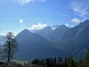 bei Sternalm Blick Richtung Lienzer Dolomiten