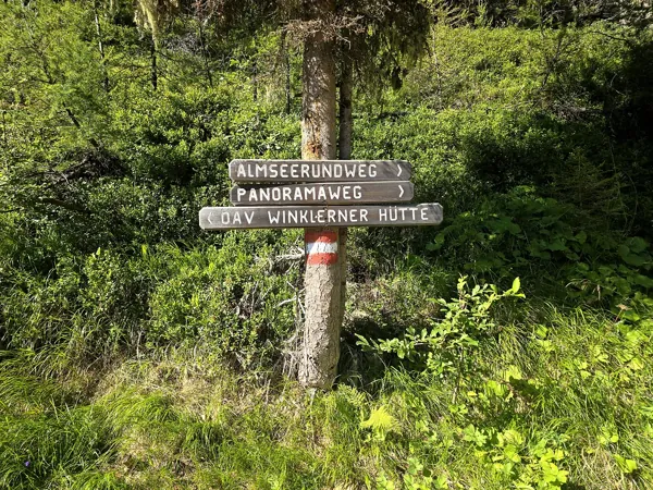 Marsch Richtung Winklerner Viehalm