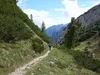 über den Dolomiten-Höhenweg Blick zurück
