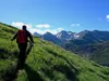 Aufstieg über den Wiesenberg hinten Lasörlinggruppe